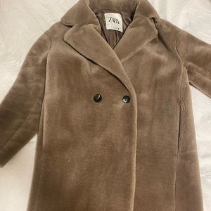 Zara teddy coat
